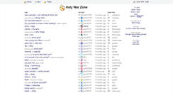 Desktop Screenshot of holywarzone.com